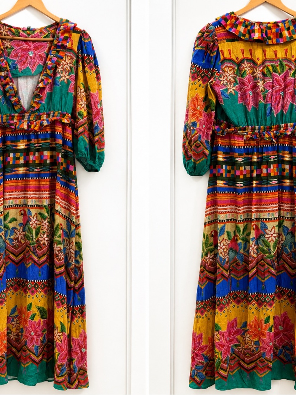 Farm Rio Tropical Print Maxi dress - Picture 4 of 8